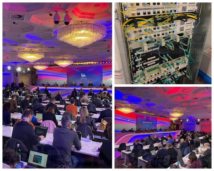 Festival di Sanremo 2023: con la Sistel Telecomunicazioni movimentate migliaia di giga dalla sala stampa al Casinò Festival di Sanremo 2023: con la Sistel Telecomunicazioni movimentate migliaia di giga dalla sala stampa al Casinò
