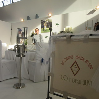 'Buca Cena', il ristorante del Circolo Golf degli Ulivi a Sanremo, fra gli stand più apprezzati al salone 'La Sposa ', oggi e domani presso il Palafiori