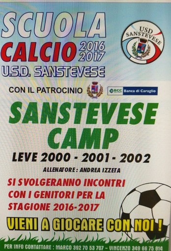 Calcio. USD Sanstevese, fari puntati sul settore giovanile. Vincenzo Sangiovanni: “Pronti a grandi iniziative”