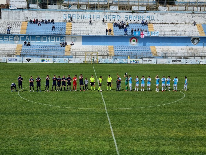 Calcio. Serie D, la Sanremese chiude le gare casalinghe con lo 0-0 contro il Pinerolo