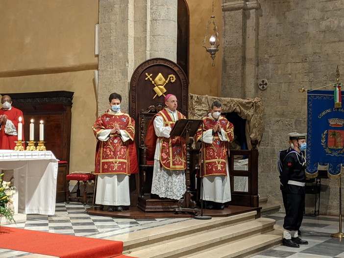 Sanremo: la Guardia Costiera ha celebrato stamattina la Patrona della Marina Militare Santa Barbara (Foto)