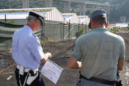 Camporosso: il proprietario del terreno sequestrato oggi aveva più volte denunciato la situazione Camporosso: il proprietario del terreno sequestrato oggi aveva più volte denunciato la situazione