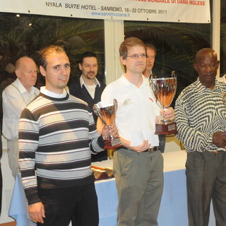 Sanremo: terminato ieri pomeriggio al Nyala il 1° torneo internazionale 'Open' di dama