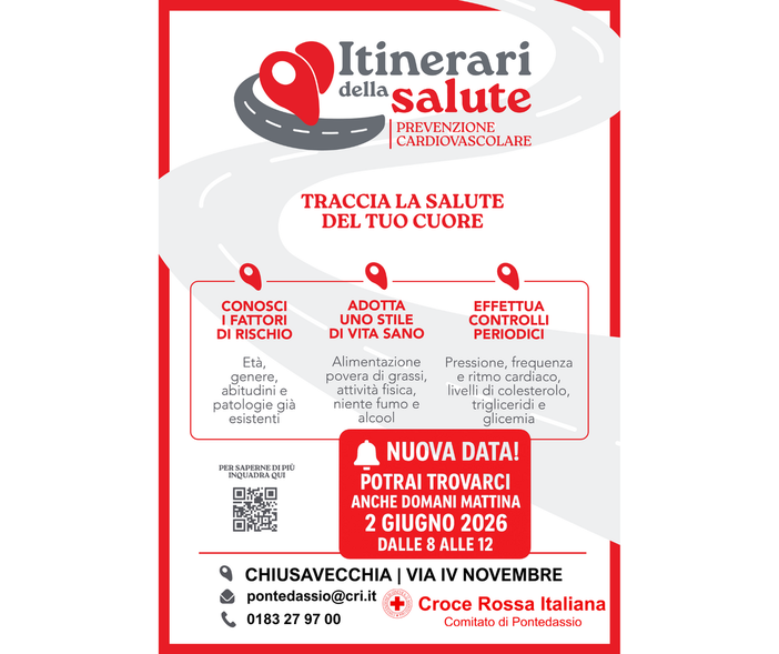 Screening cardiovascolare gratuito a Chiusavecchia
