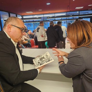 Speciale Tex a Vallecrosia, un successo l'incontro in biblioteca con Frederic Volante