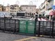 Sanremo: una schiera di barriere antipanico per delimitare la zona palco e il red carpet di via Matteotti (Video)