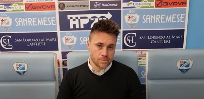 Calcio. Sanremese, il ds Panuccio dopo il successo con il Legnano: "Pochi effettivi, ma questa squadra ha dimostrato di avere attributi" (VIDEO) Calcio. Sanremese, il ds Panuccio dopo il successo con il Legnano: "Pochi effettivi, ma questa squadra ha dimostrato di avere attributi" (VIDEO)