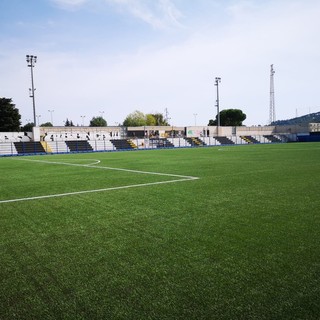 Lo stadio “Annibale Riva” di Albenga