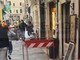 Sanremo: subito sistemate le 'ciapele' di via Palazzo, la ditta incaricata ha riportato alla situazione precedente (Foto)