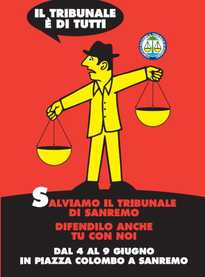 Sanremo: paventato accorpamento del tribunale, settimana di iniziative degli avvocati
