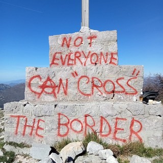Ventimiglia: scritta 'No border' sul Monte Grammondo, Sismondini "Si faccia luce sull'episodio"
