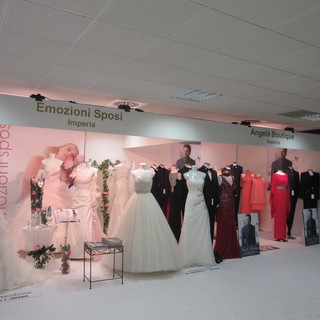 'Emozioni Sposi' ed 'Angela Boutique' di Imperia al salone 'La Sposa' a Sanremo con le migliori proposte di abiti da sposa e da cerimonia