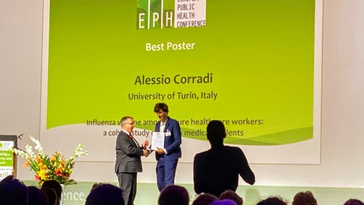 Il giovane medico di Cipressa Alessio Corradi premiato all'European Public Health Conference (Foto)