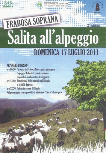 Domenica prossima nel comprensorio del Mondolè Ski la tradizionale 'Salita all'Alpeggio'