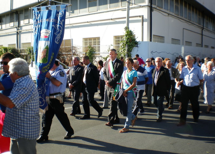 Vallecrosia: Sindaco e baby Sindaco ai festeggiamenti del Santo Patrono