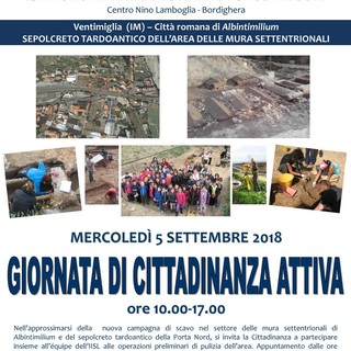 Ventimiglia: mercoledì dalle 10 alle 16 porte aperte alla cittadinanza per partecipare agli scavi archeologici