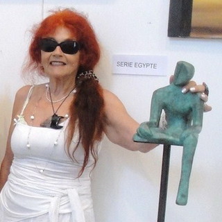 L'artista imperiese Serenella Sossi esporrà le proprie sculture nel weekend all'Art3F di Marsiglia
