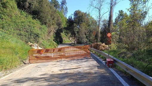 Sanremo: riapre la strada per San Romolo tra Pian della Castagna e Borello, due fasce orarie (Foto)