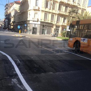 Sanremo: tra oggi e giovedì lavori di rifacimento per la segnaletica orizzontale in diverse vie