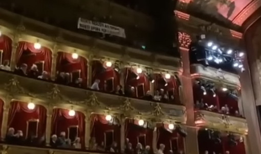 'Niente fascisti all'Opera di Nizza': Castagnino commenta lo striscione esposto "Sono antifascisti da operetta" 'Niente fascisti all'Opera di Nizza': Castagnino commenta lo striscione esposto "Sono antifascisti da operetta"