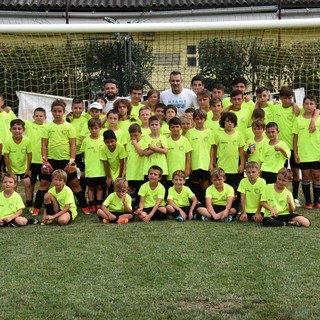 Calcio giovanile. Continuano i mini camp a Cervo: protagonista Stefano Sorrentino (FOTO e VIDEO)