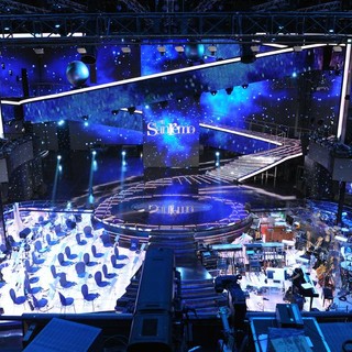 La scenografia dell'edizione 2011
