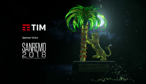 Sanremo: il leone rampante su palma grande protagonista dello spot TIM per il Festival di Sanremo (Video)