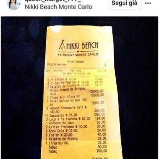 Tutto può accadere al Gran Premio di Montecarlo, perchè stupirsi di uno scontrino da 154.953 euro? Tutto può accadere al Gran Premio di Montecarlo, perchè stupirsi di uno scontrino da 154.953 euro?