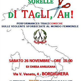 Bordighera: sabato incontro sulle violenze femminili e tagli all'ex Chiesa Anglicana con Penelope