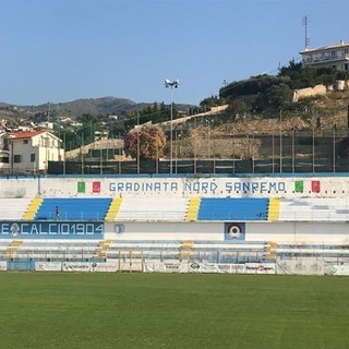 Lo stadio 'Comunale' di Sanremo