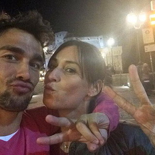 Dopo la vittoria di Fabio Fognini ieri in Coppa Davis a Napoli ecco un nuovo 'selfie' di Fabio e Flavia