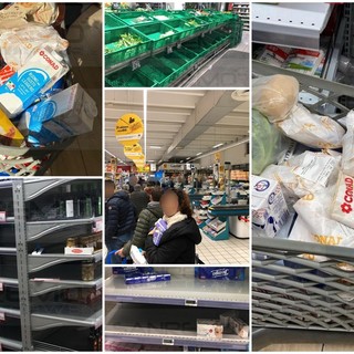 Allerta #Coronavirus: anche questa mattina alcuni supermercati presi d'assalto, rassicurazioni sugli approvvigionamenti (Foto e Video)