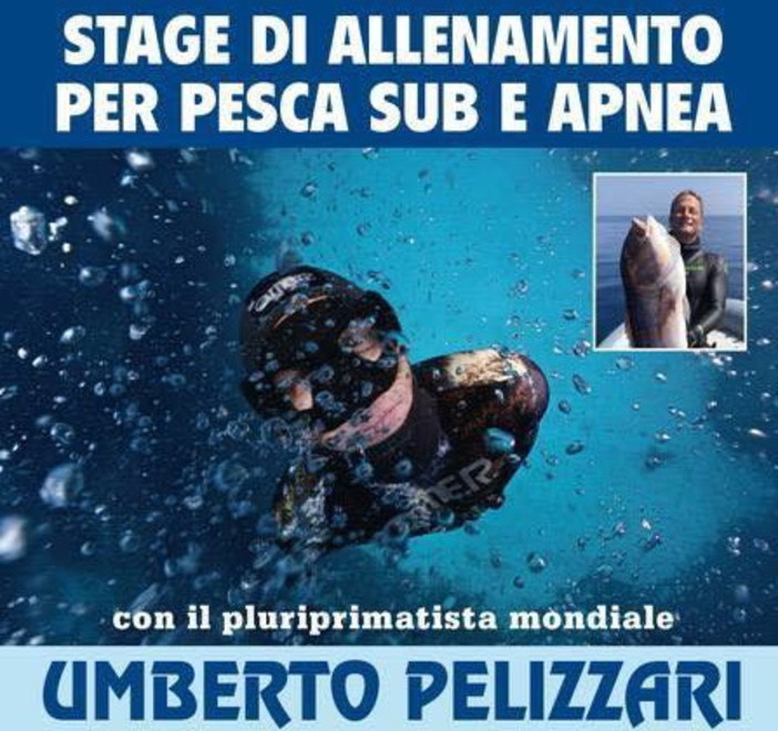 Imperia: il 26 gennaio alla piscina 'Cascione' appuntamento con l'apneista Umberto Pellizzari Imperia: il 26 gennaio alla piscina 'Cascione' appuntamento con l'apneista Umberto Pellizzari