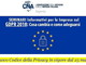 Seminari informativi per le imprese sul nuovo 'Codice della Privacy': alla CNA di Sanremo mercoledì prossimo