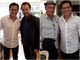 Sanremo: dopo le riprese al Casinò pranzo al 'Buena Vista' per Sergio Castellitto e Stefano Accorsi (foto)