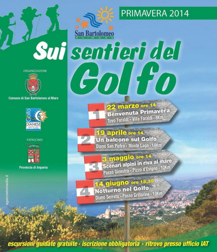 San Bartolomeo al Mare: escursione sui sentieri del Golfo, sabato si sale al Pizzo d'Evigno San Bartolomeo al Mare: escursione sui sentieri del Golfo, sabato si sale al Pizzo d'Evigno