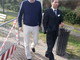 Cervo: sopralluogo del presidente Burlando sul deragliamento "Trenitalia disponibile a fare subito l'intervento".