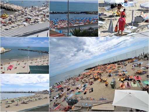 Le immagini dalle spiagge (foto Tonino Bonomo)