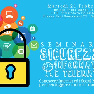 Sanremo: domani pomeriggio all’Istituto ‘Colombo’ seminario sull’uso sicuro di Internet e sulla prevenzione del cyber bullismo