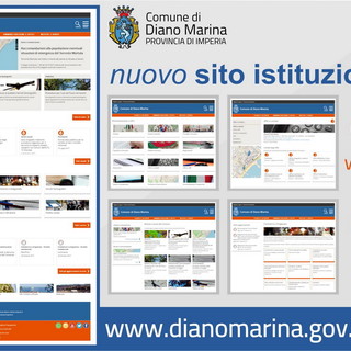 Da oggi continua il lavoro di rinnovamento del Comune di Diano Marina sul web (Foto)