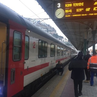 Trasporti: da domenica variazione orario dell’Intercity da Ventimiglia per corrispondenza con il Freccia Rossa Genova-Milano-Venezia