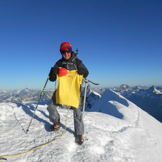 L’alpinista imperiese Stefano Sciandra non si ferma: completa la traversata dei Lyskamm ed arriva al 39° ‘4000’