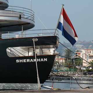 Sanremo: due straordinari yacht ormeggiati oggi a Portosole, lo 'Sherakan' ed il 'Sycara V'