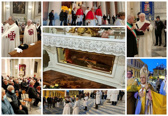 Imperia, Santa messa in Duomo e tradizionale processione per celebrare San Leonardo da Porto Maurizio (Foto e Video)