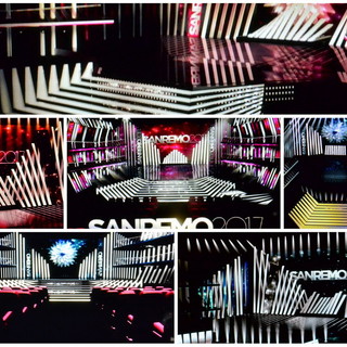 #Festival2017: il teatro Ariston trasformato in una 'music hall', ecco la scenografia curata da Riccardo Bocchini