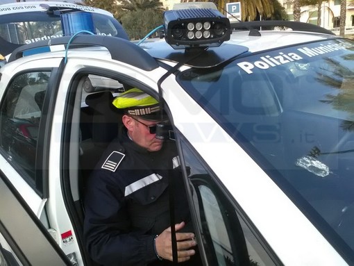 Lo 'Street Control' in dotazione alla Polizia Municipale di Sanremo