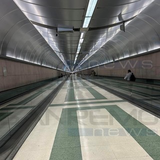 Sanremo: alla stazione tapis roulant sempre rotti, sala d'aspetto senza monitor e annunci solo in italiano (Foto)