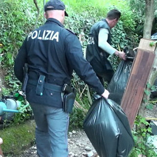 Polizia di Stato: operazione antidroga sulle alture di Ventimiglia, arrestato  un 50enne italiano e smantellata una coltivazione di marijuana
