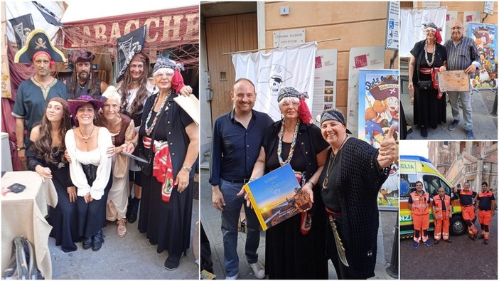 Ventimiglia, “Sulle orme del Corsaro Nero” anima il centro storico (Foto) Ventimiglia, “Sulle orme del Corsaro Nero” anima il centro storico (Foto)