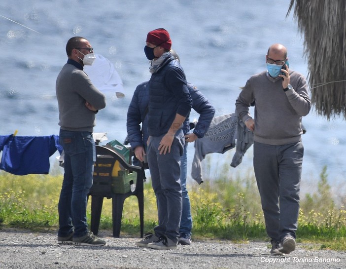 Il sopralluogo di questa mattina a Pian di Poma (foto Tonino Bonomo) Il sopralluogo di questa mattina a Pian di Poma (foto Tonino Bonomo)